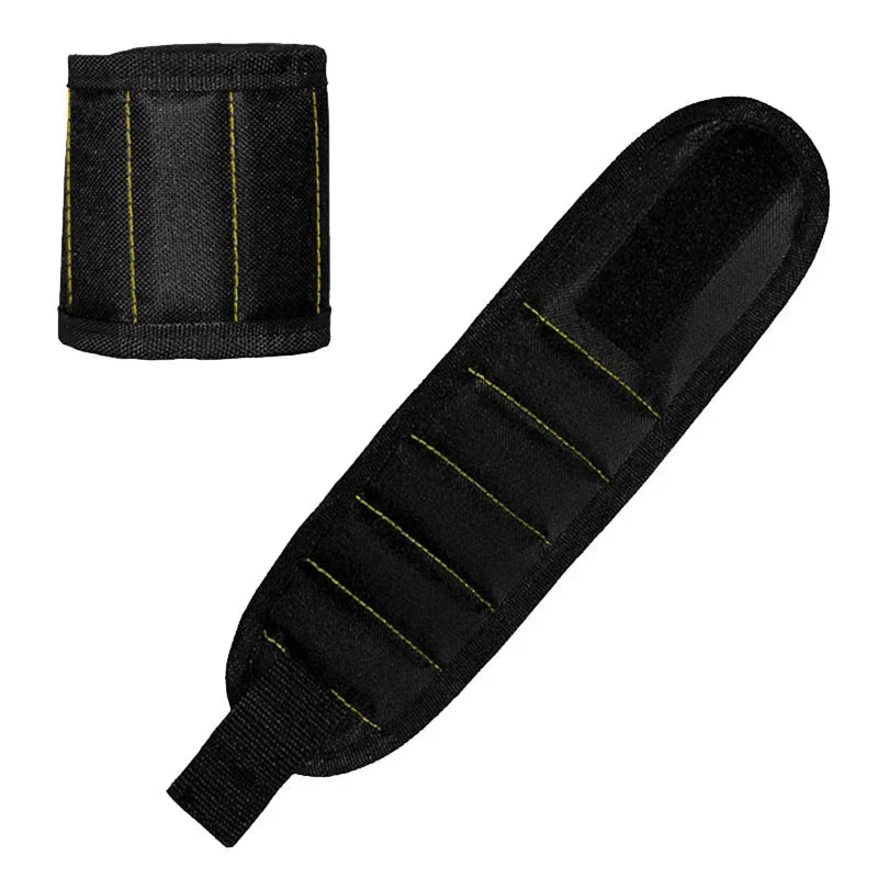 Strong Magnetic Wristband โ Portable Tool Bag for Holding Screws, Nails, Nuts, Bolts, and Drill Bits